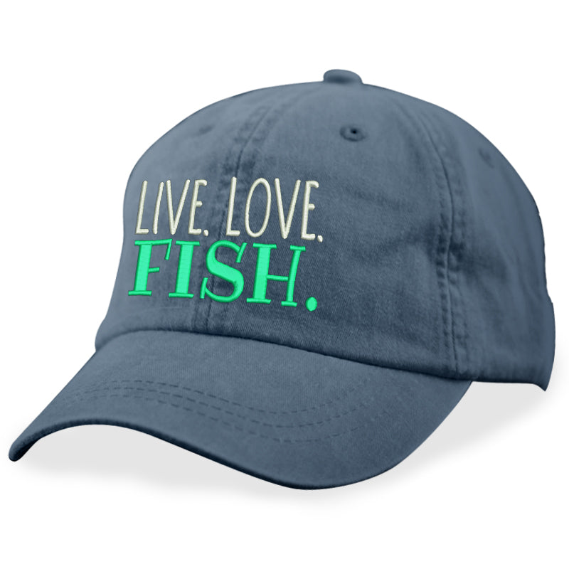 Live Love Fish Hat