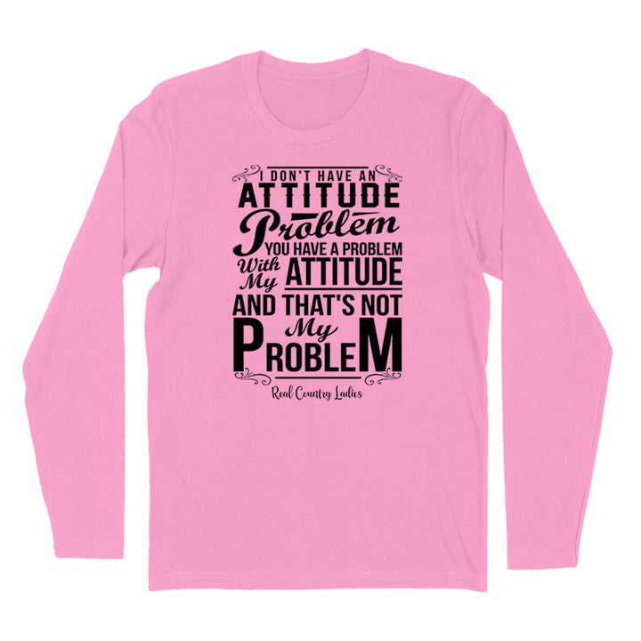 Not My Problem Black Print Hoodies & Long Sleeves