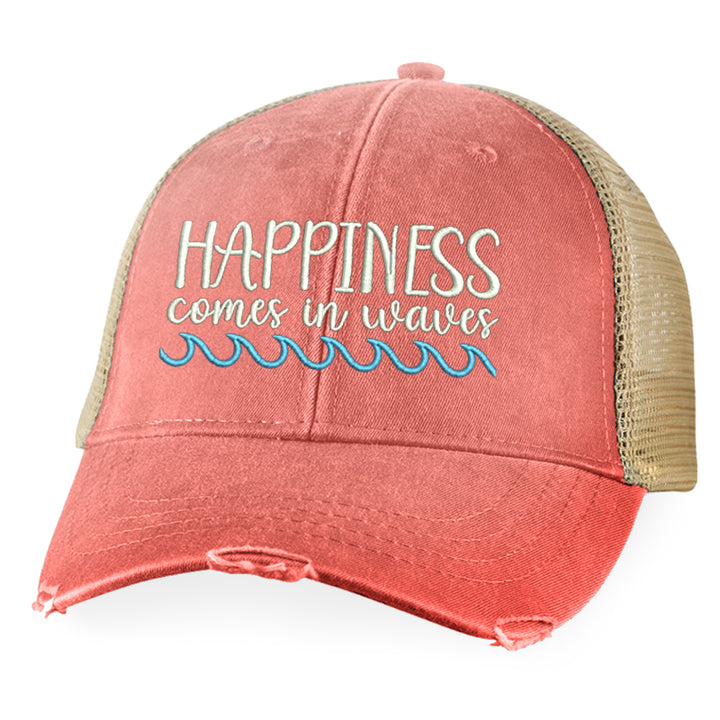 Happiness Comes In Waves Hat