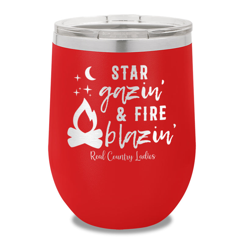 Star Gazin And Fire Blazin Stemless Wine Cup