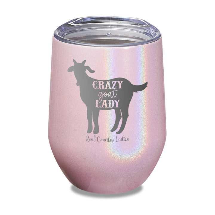 Crazy Goat Lady Laser Etched Tumbler