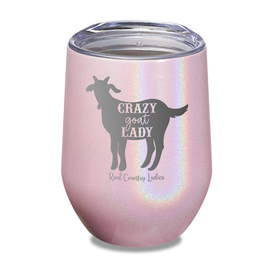 Crazy Goat Lady Laser Etched Tumbler