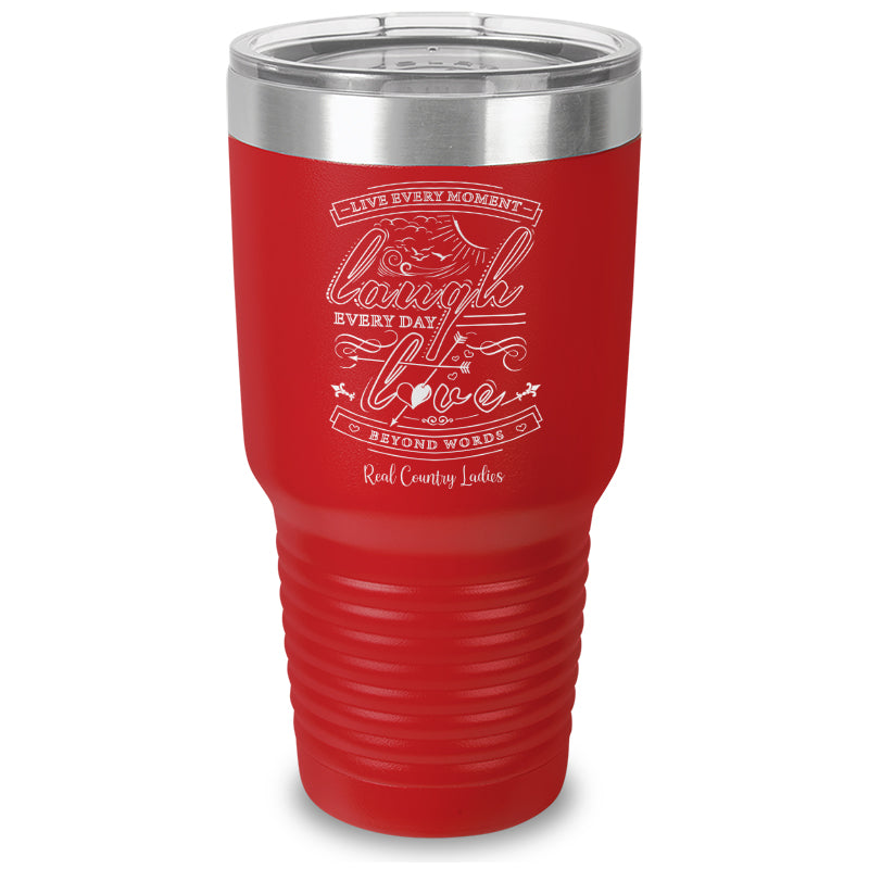 Live Laugh Love Laser Etched Tumbler