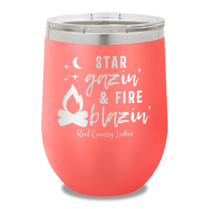 Star Gazin And Fire Blazin Stemless Wine Cup