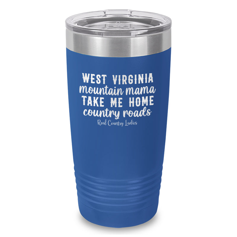 West Virginia Mountain Mama Laser Etched Tumbler