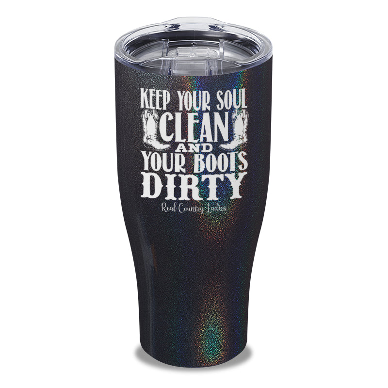 Keep Your Soul Clean Laser Etched Tumbler