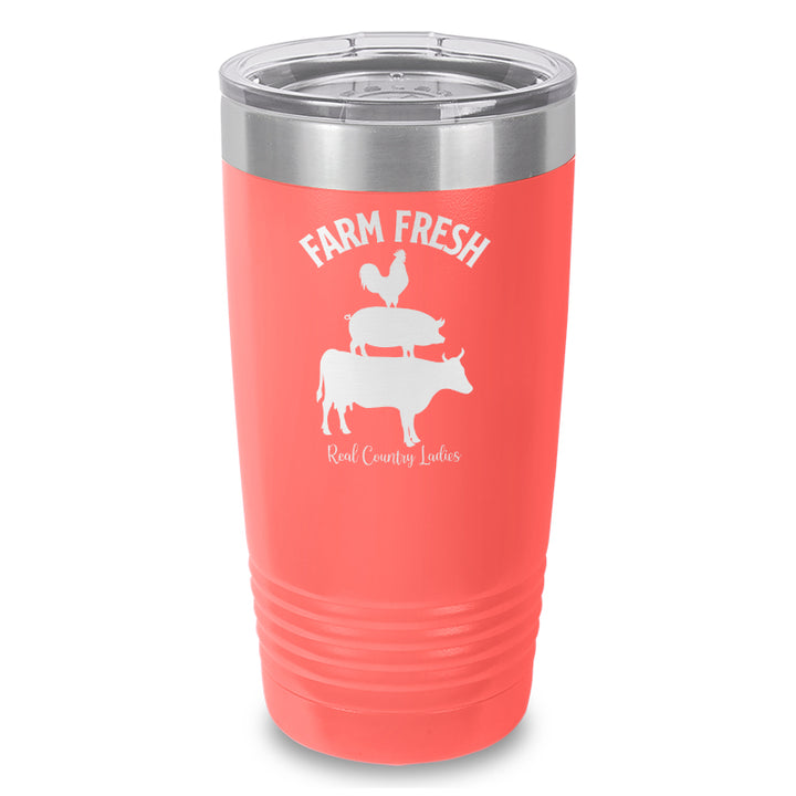 Farm Fresh Laser Etched Tumbler