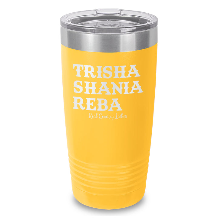 Trisha Shania Reba Laser Etched Tumbler