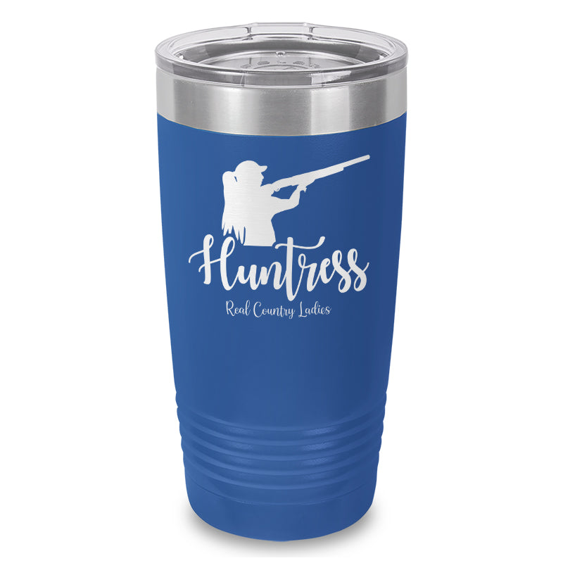 Huntress Shotgun Laser Etched Tumbler