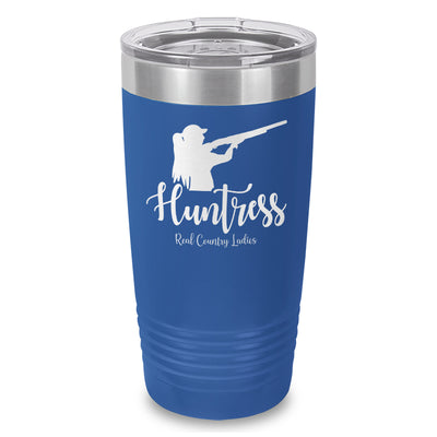 Huntress Shotgun Laser Etched Tumbler