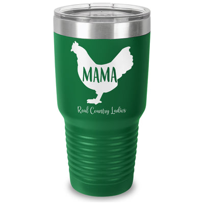 Mama Hen Laser Etched Tumbler