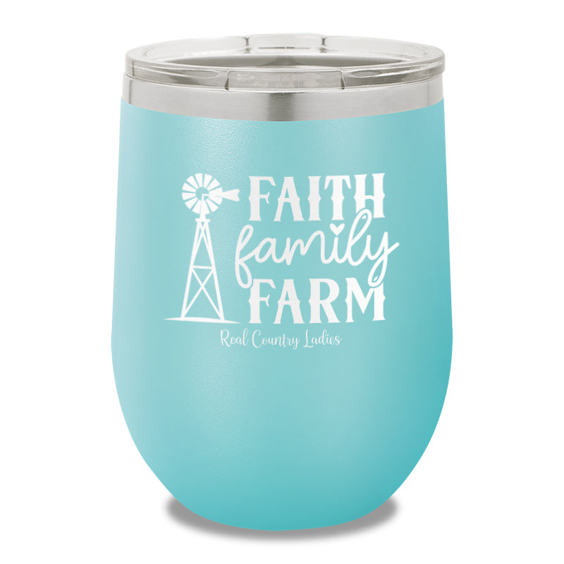 Faith Family Farm 12oz Stemless Wine Cup