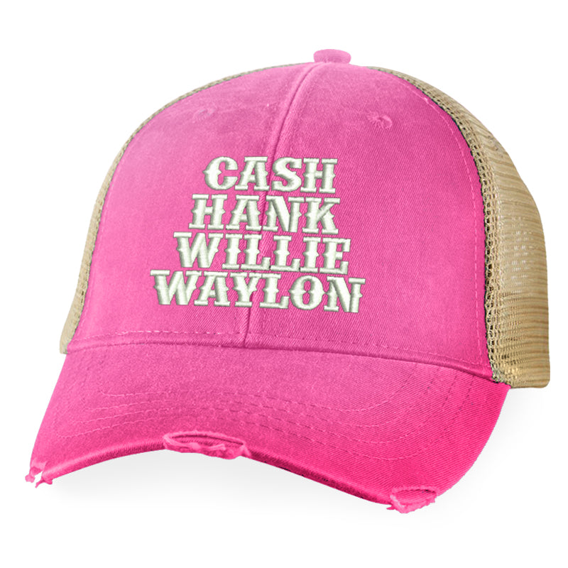 Cash Hank Willie Waylon Hat