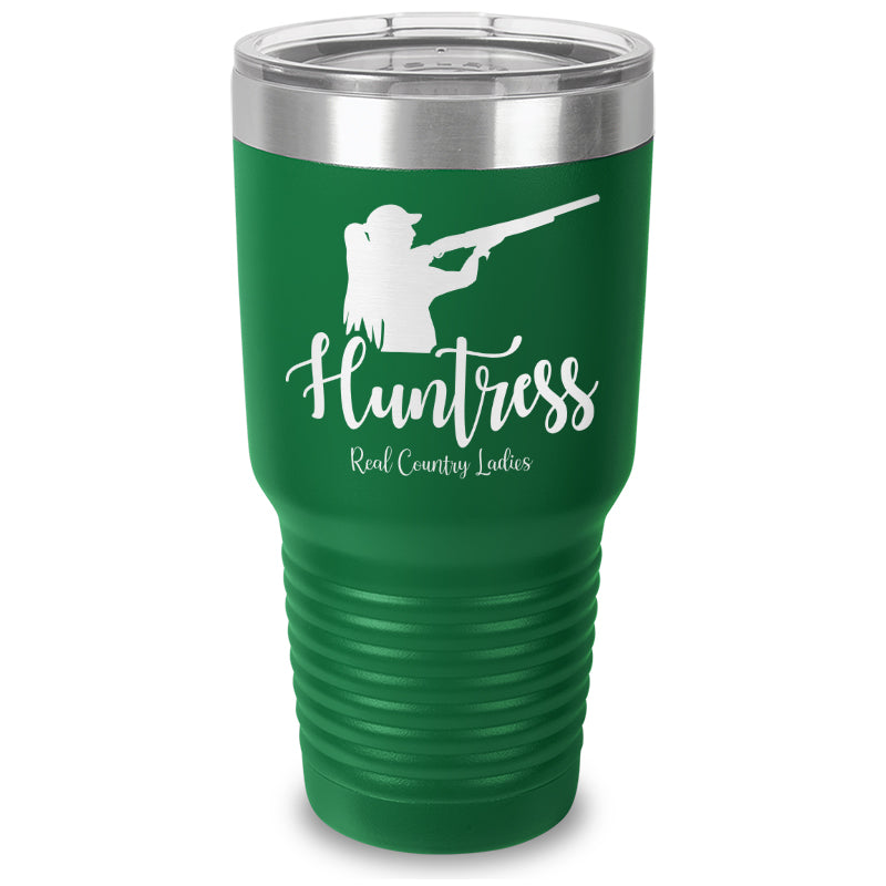 Huntress Shotgun Laser Etched Tumbler