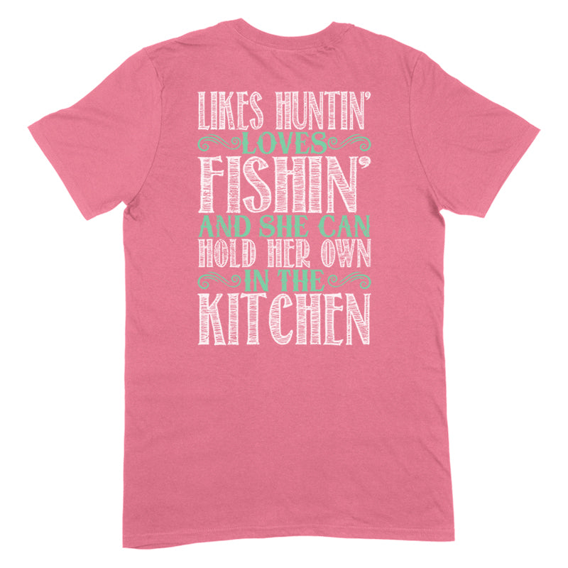 Likes Huntin' Loves Fishin' Apparel