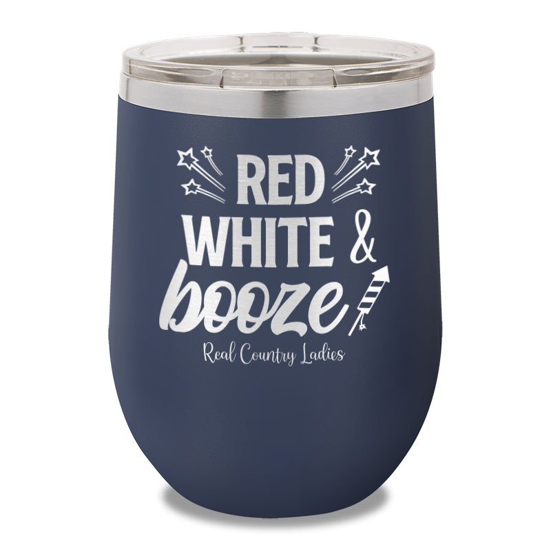 Red White And Booze 12oz Stemless Wine Cup