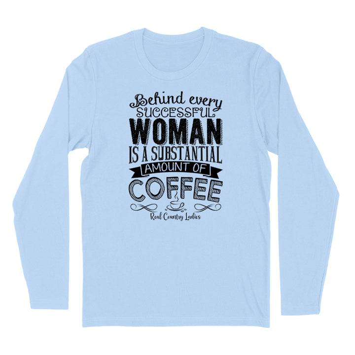 Amount Of Coffee Black Print Hoodies & Long Sleeves