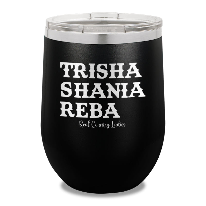 Trisha Shania Reba 12oz Stemless Wine Cup