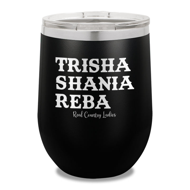 Trisha Shania Reba 12oz Stemless Wine Cup