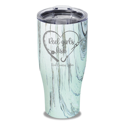 Reel Girls Fish Laser Etched Tumbler