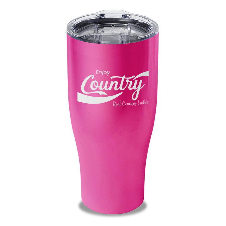 Enjoy Country Laser Etched Tumbler