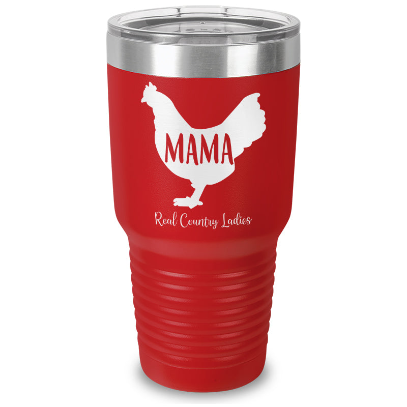 Mama Hen Laser Etched Tumbler