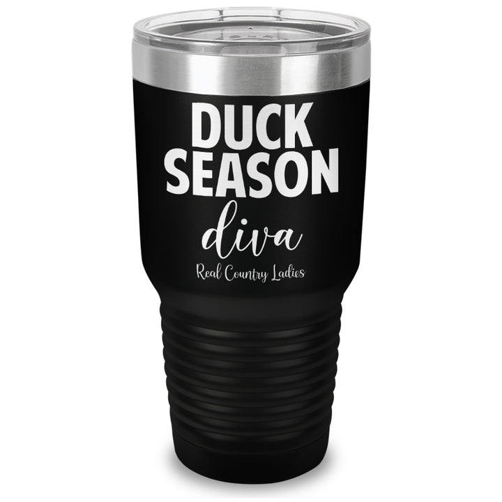 Duck Season Diva Laser Etched Tumbler