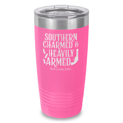 Southern Charmed And Heavily Armed Laser Etched Tumbler