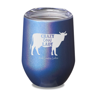 Crazy Cow Lady Laser Etched Tumbler