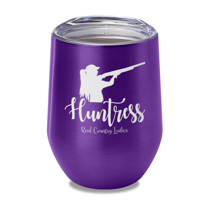 Huntress Shotgun Laser Etched Tumbler