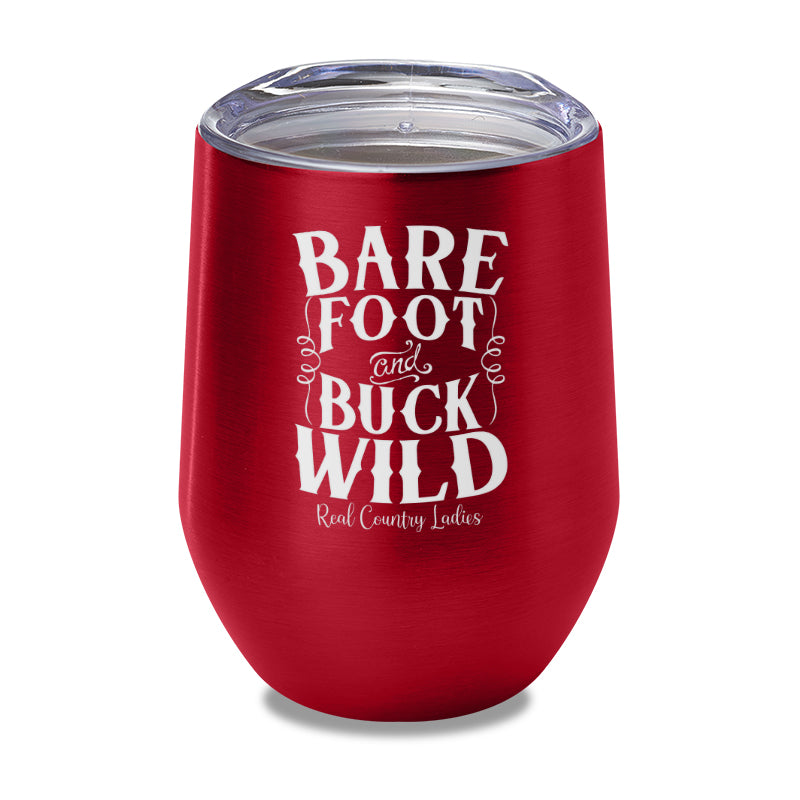 Bare Foot And Buck Wild Laser Etched Tumbler