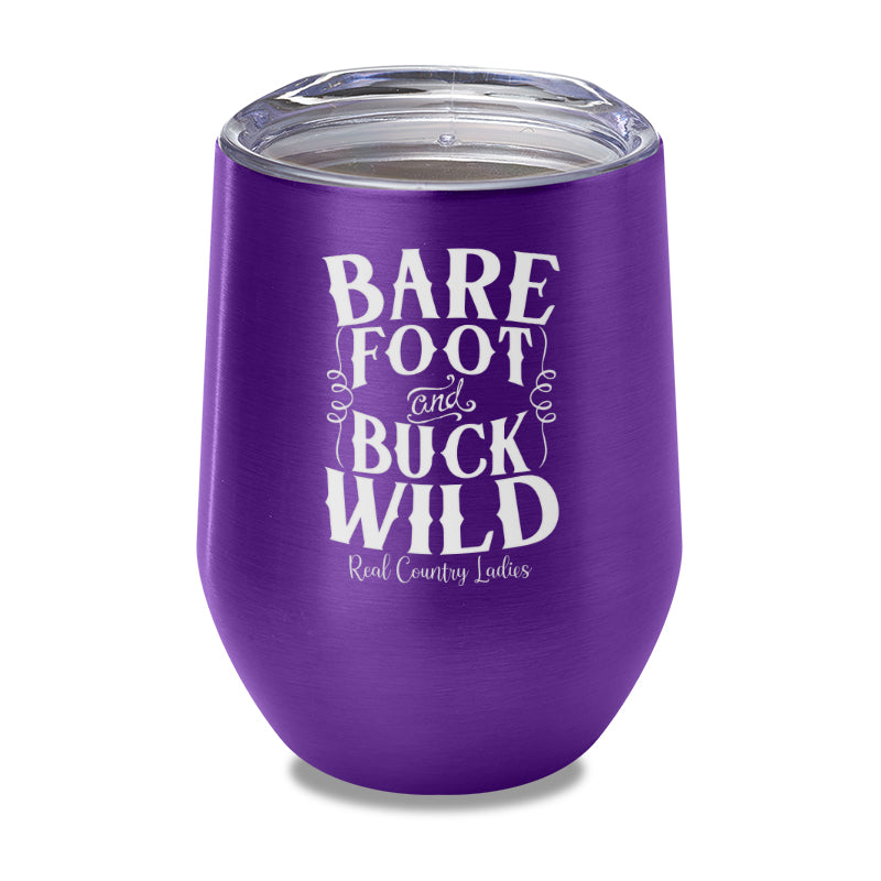 Bare Foot And Buck Wild Laser Etched Tumbler