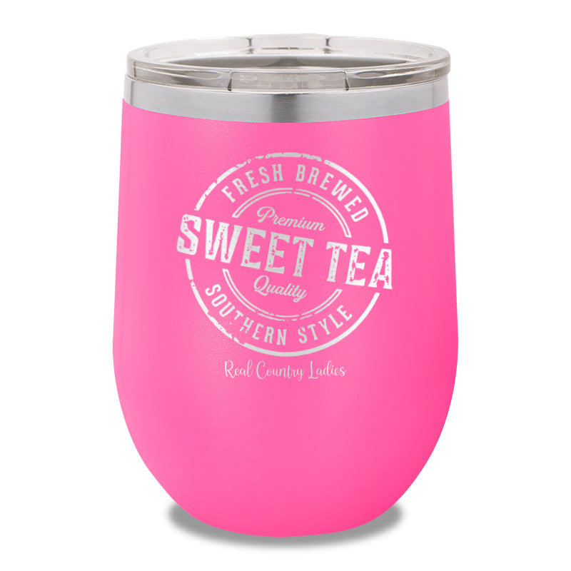 Fresh Brewed Sweet Tea 12oz Stemless Wine Cup