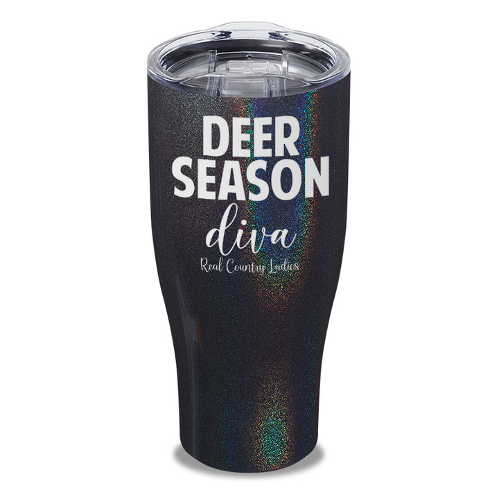 Deer Season Diva Laser Etched Tumbler