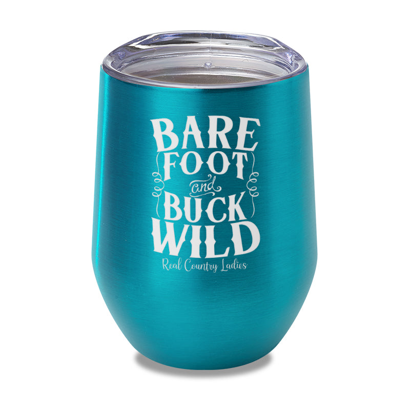 Bare Foot And Buck Wild Laser Etched Tumbler