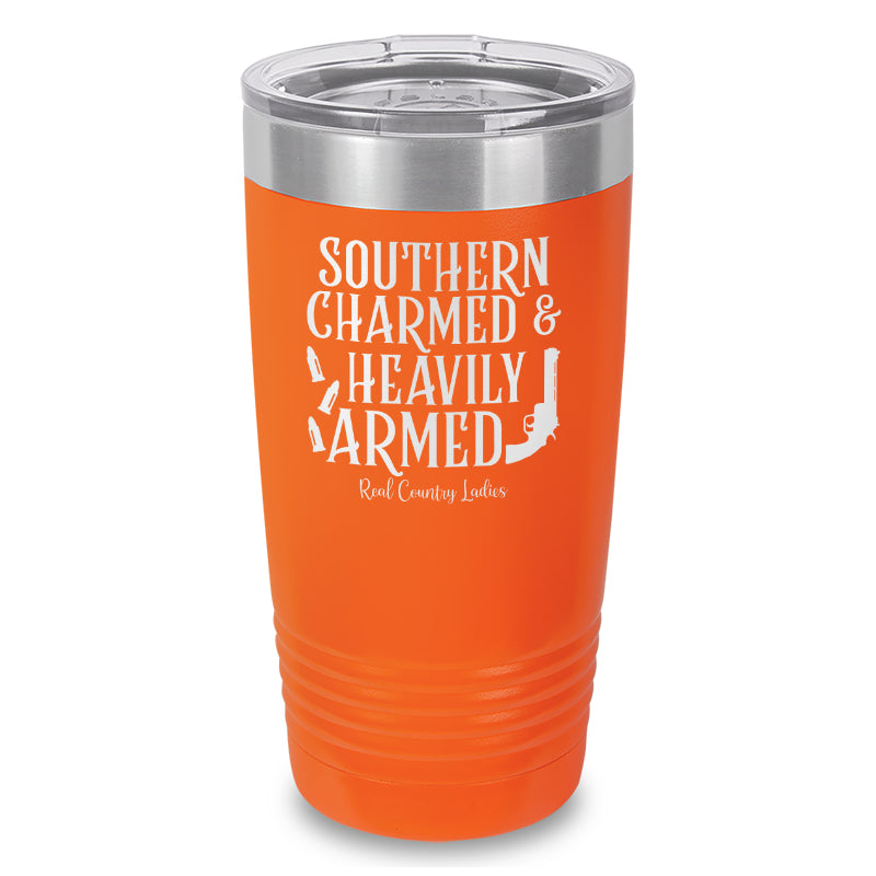 Southern Charmed And Heavily Armed Laser Etched Tumbler