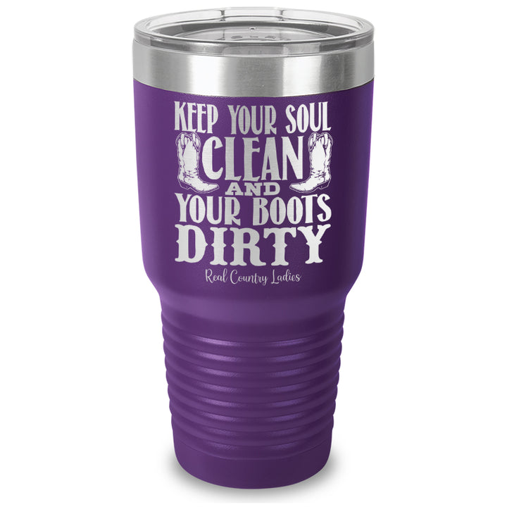 Keep Your Soul Clean Laser Etched Tumbler