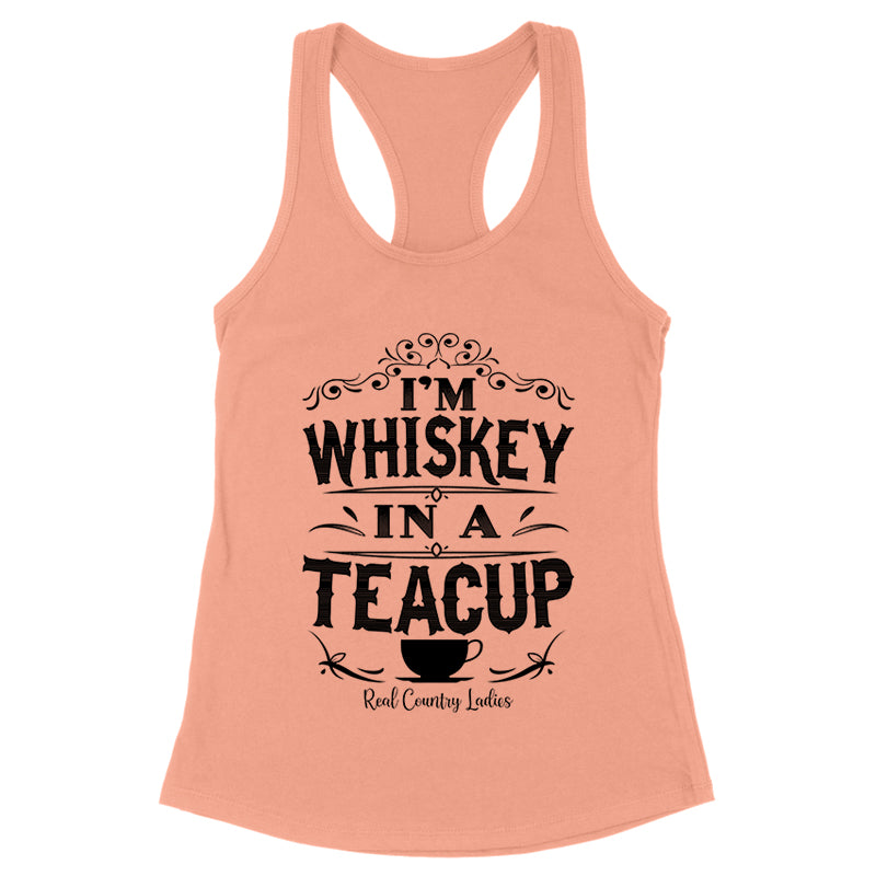 Whiskey In A Teacup Black Print Front Apparel