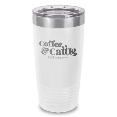 Coffee And Cattle Laser Etched Tumbler