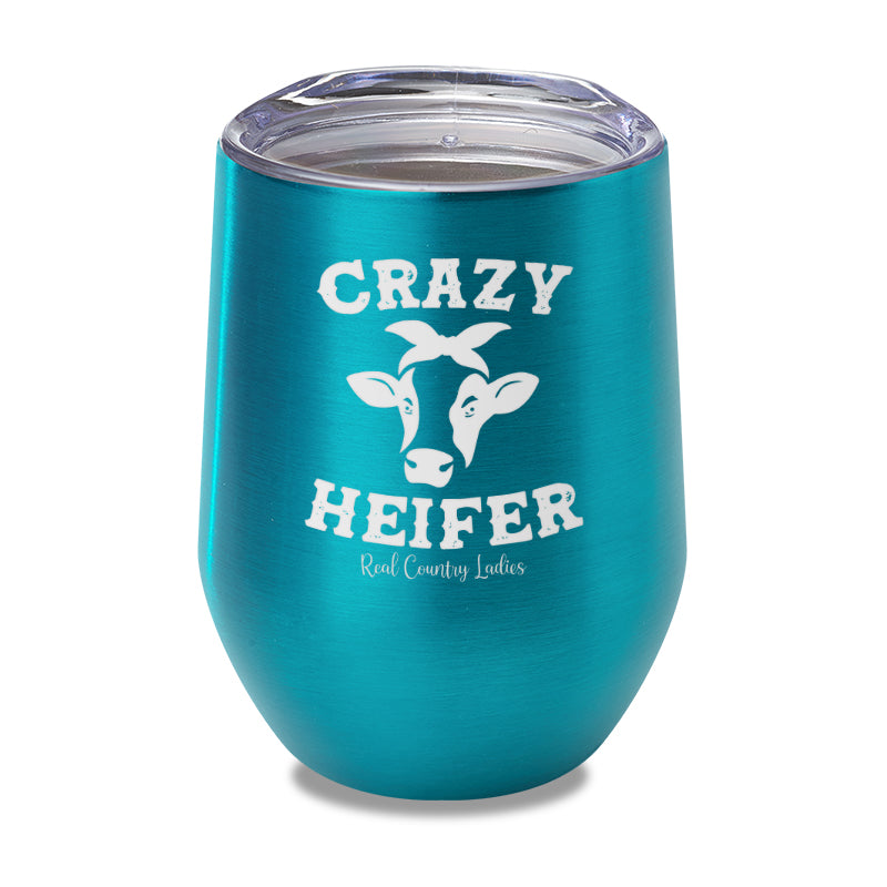 Crazy Heifer Laser Etched Tumbler