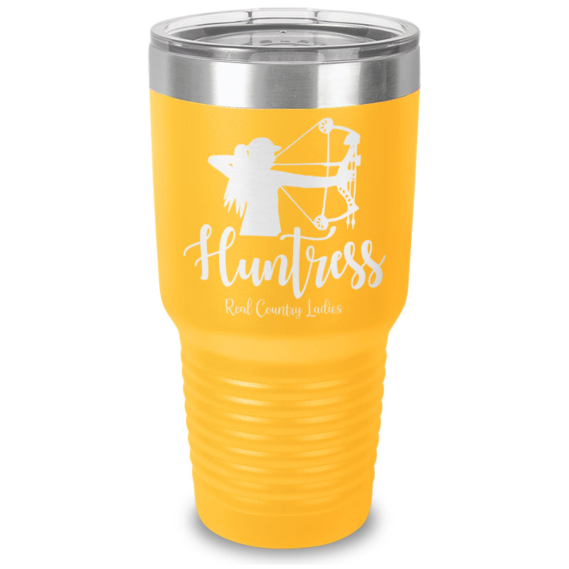 Huntress Bow Laser Etched Tumbler