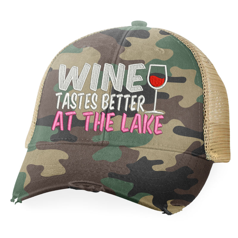 Wine Tastes Better At The Lake Hat