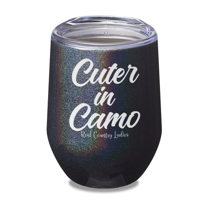 Cuter In Camo Laser Etched Tumbler