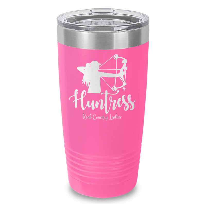 Huntress Bow Laser Etched Tumbler