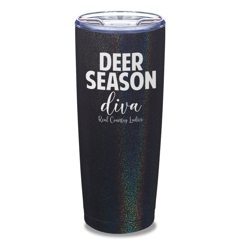 Deer Season Diva Laser Etched Tumbler