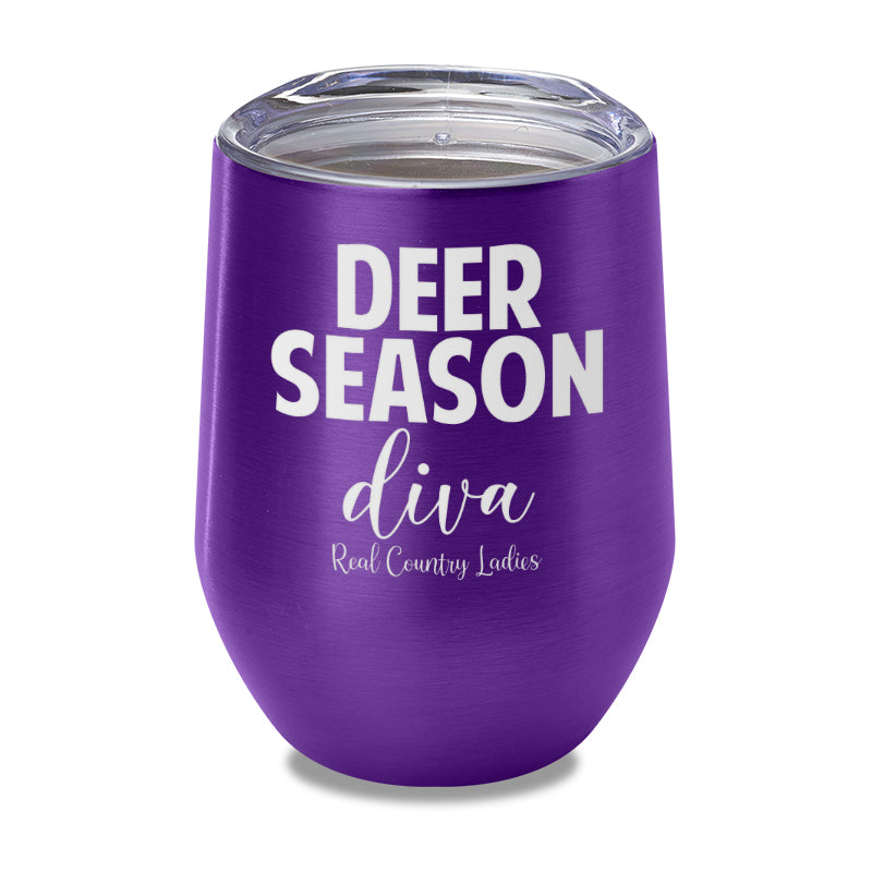 Deer Season Diva Laser Etched Tumbler