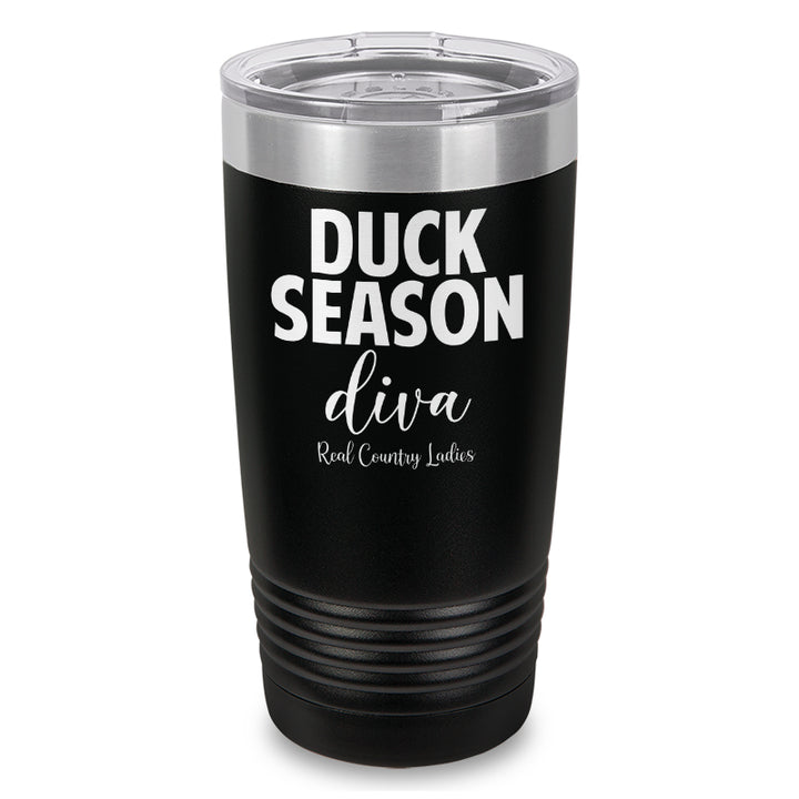 Duck Season Diva Laser Etched Tumbler