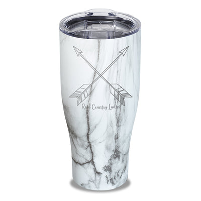 Cute Arrows Laser Etched Tumbler