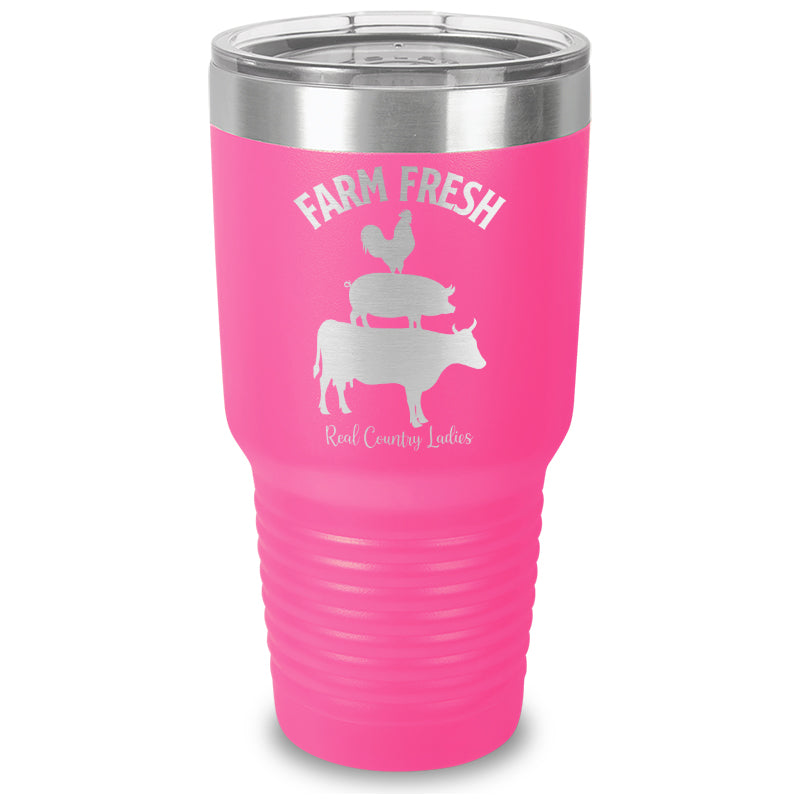 Farm Fresh Laser Etched Tumbler