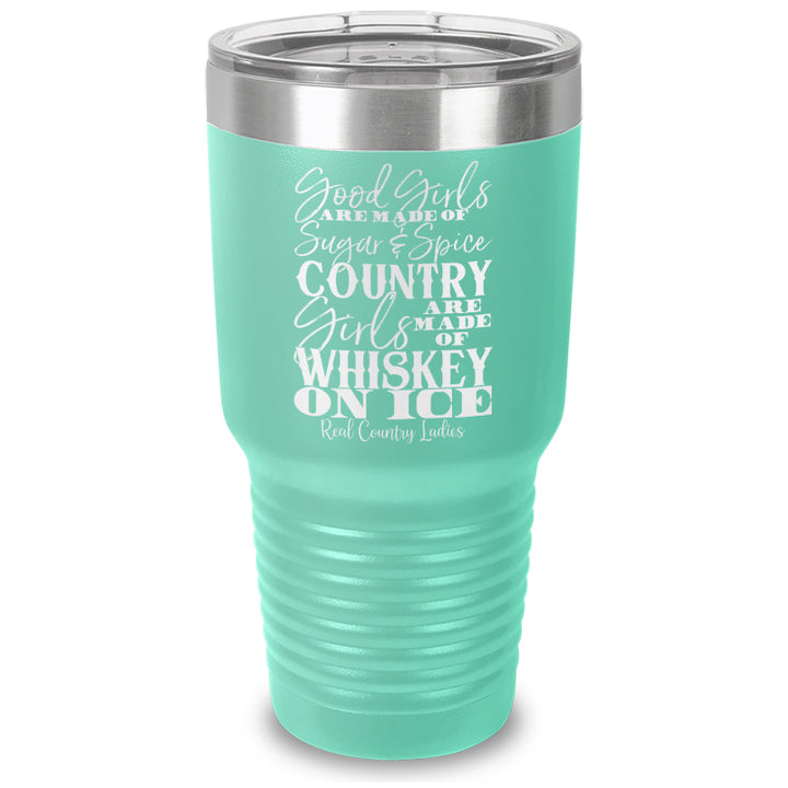 Whiskey On Ice Laser Etched Tumbler